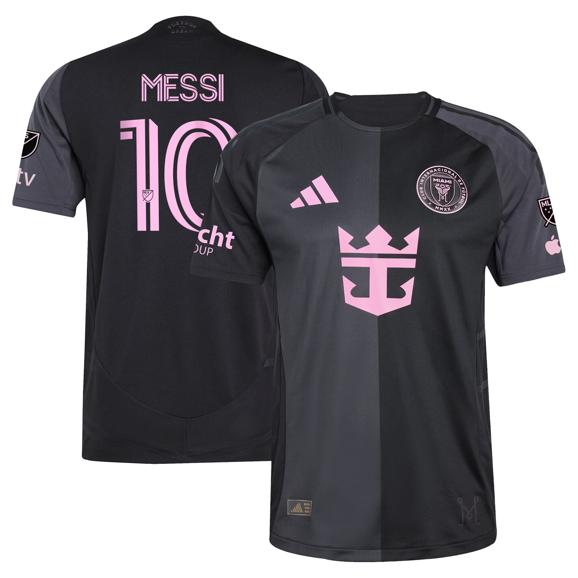 [SJH] Lionel Messi #10 Inter Miami CF 2025 The Fortitude Kit Authentic Player Jersey - Black