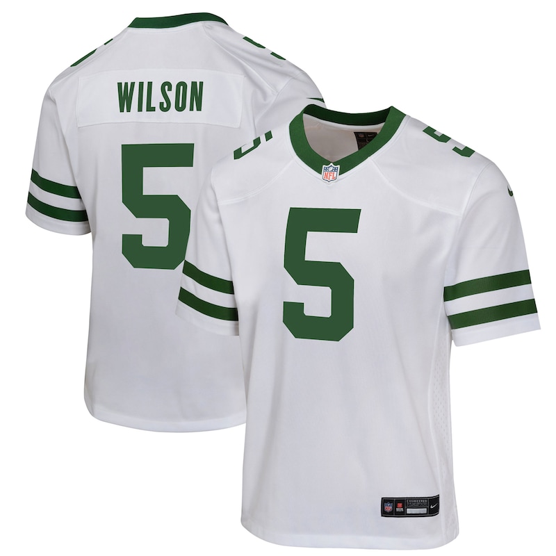 None Garrett Wilson New York Jets Timeless Fan Apparel Football Appare