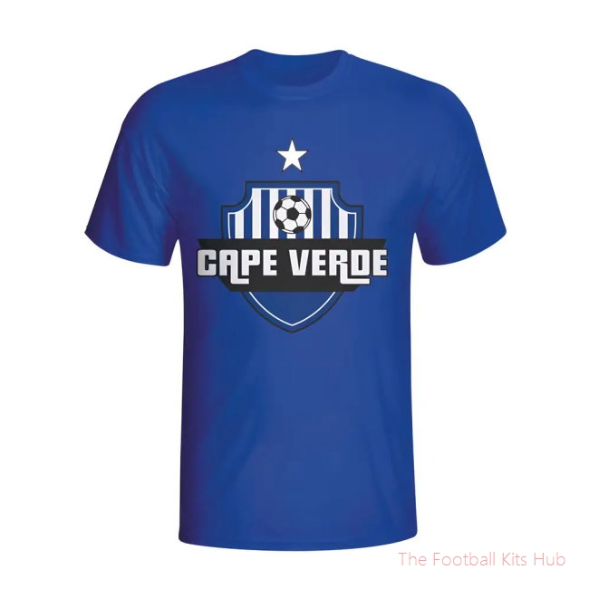 Cape Verde Country Logo T-shirt (blue) - Kids