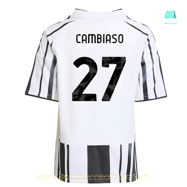 2025-2026 Juventus Home Mini Kit (Cambiaso 27)