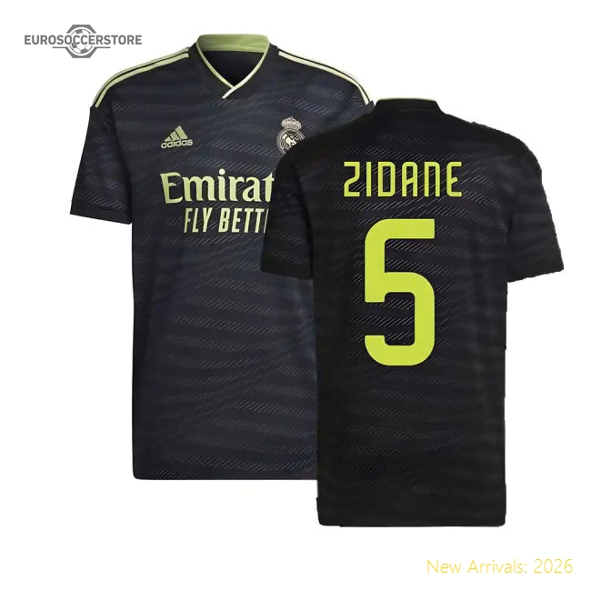 Popular Match-Day 2022-2023 Real Madrid Third Shirt (Zidane 5)