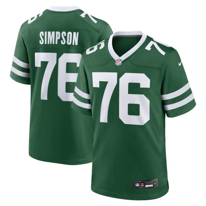 None Men's Record-Breaker NY Jets Pro-Level Jersey Football Apparel