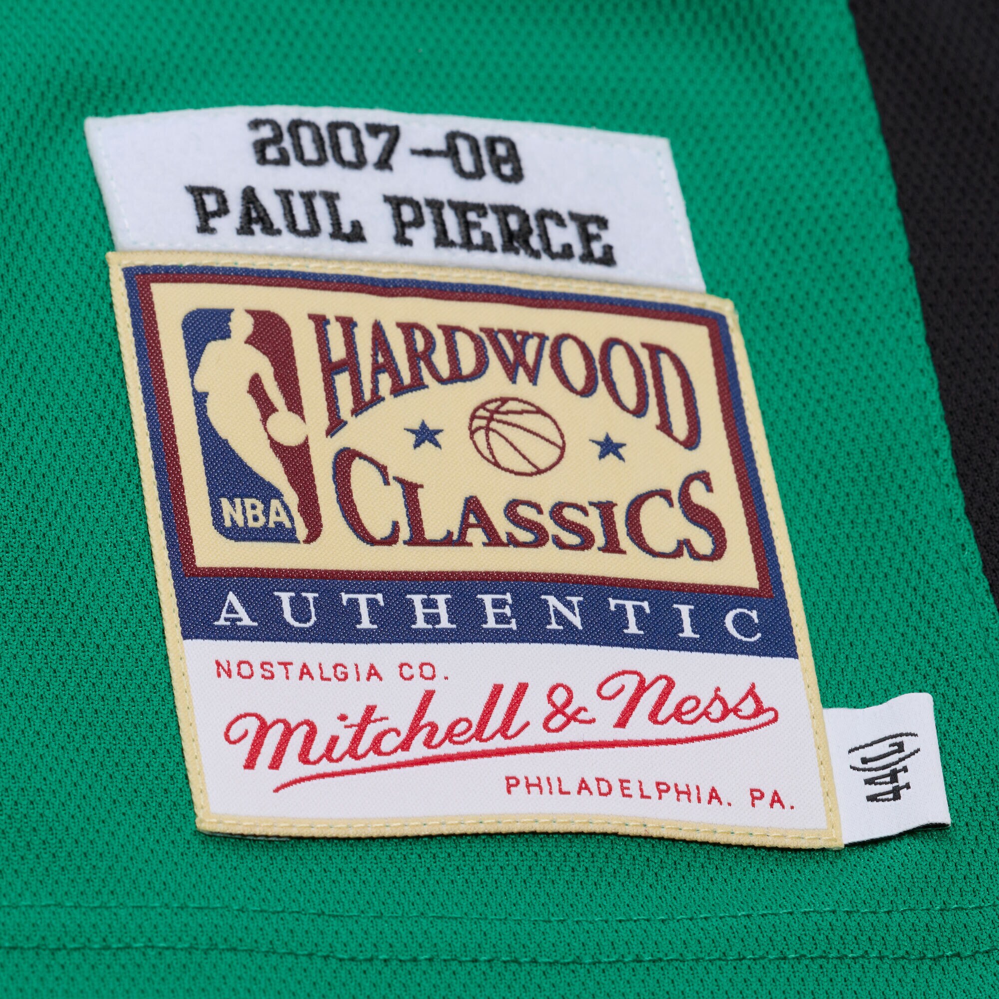 [JED] Paul Pierce Boston Celtics 2007-08 Hardwood Classics Authentic Jersey - Kelly Green