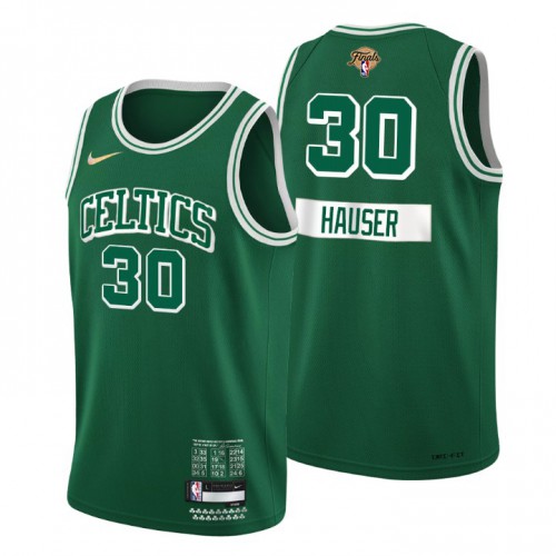 Boston Boston Celtics #30 Sam Hauser Nike Green Youth 2022 NBA Finals Swingman City Edition Jersey Youth