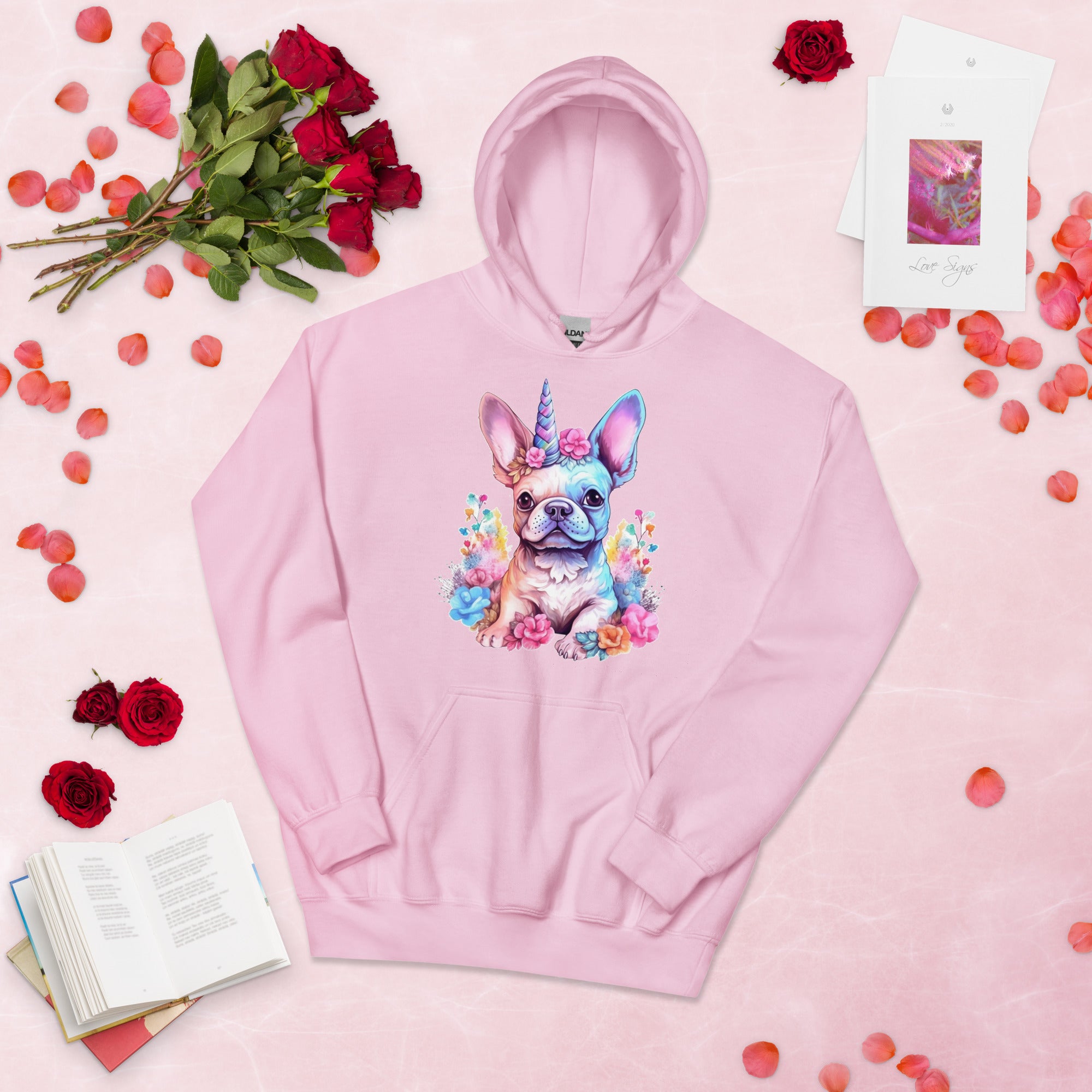 Trendy Unicorn-inspired Frenchie Unisex Heavy Blend Hoodie - A Magica...