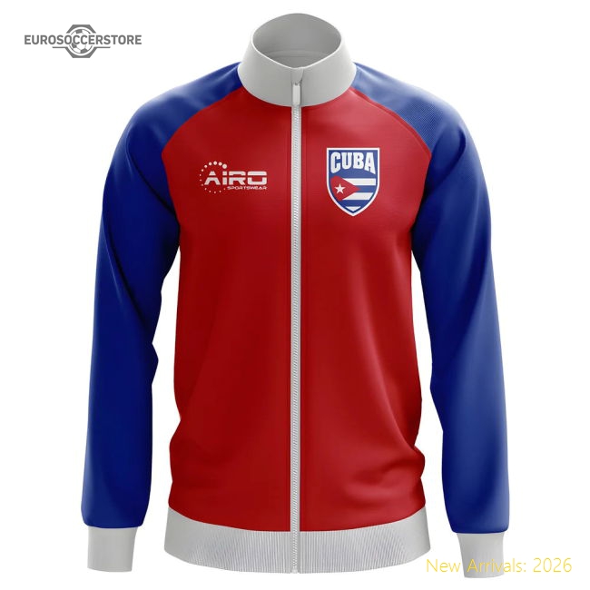 Top-grade Cuba Concept Football Track Jacket (red) - Kids