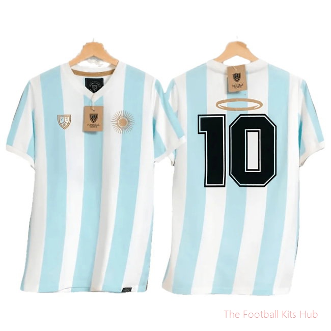 Men Argentina Maradona Tribute Home Shirt