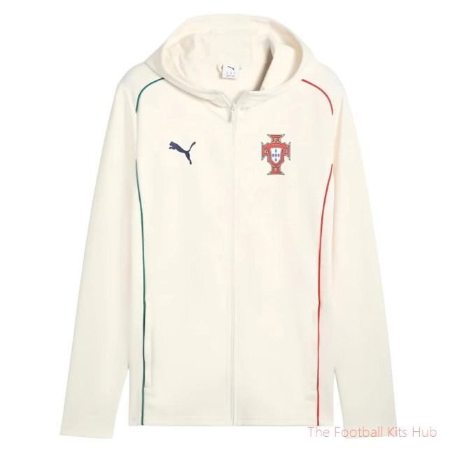 2025-2026 Portugal Casuals Hooded Jacket (Sugared Almond)