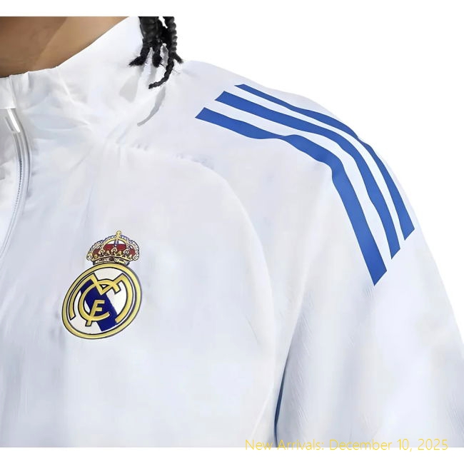 2025-2026 Real Madrid Home None - Performance Football - White Color