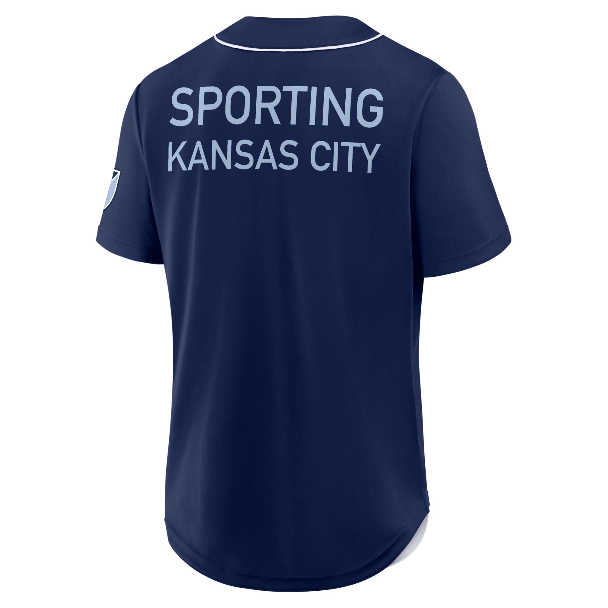 [SJH] Sporting Kansas City Injury Time Baseball Jersey - Navy
