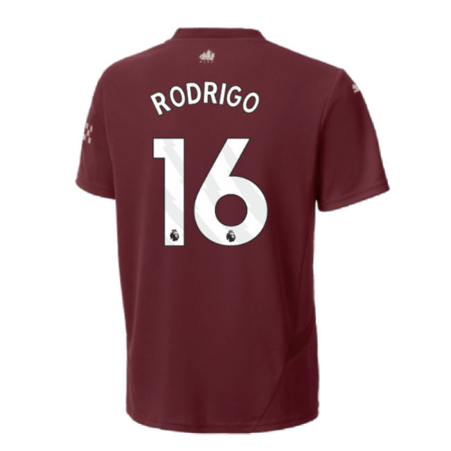 Man City 2024-2025 Shirt (Kids) (Rodrigo 16) (Kids) | Value for Money