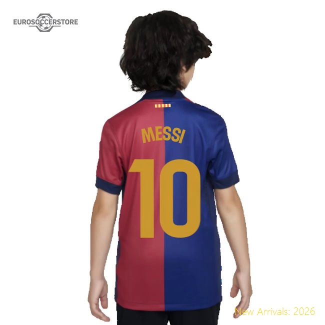 Comfortable Football Team Kids Jersey Messi 2024-2025 Aeroready