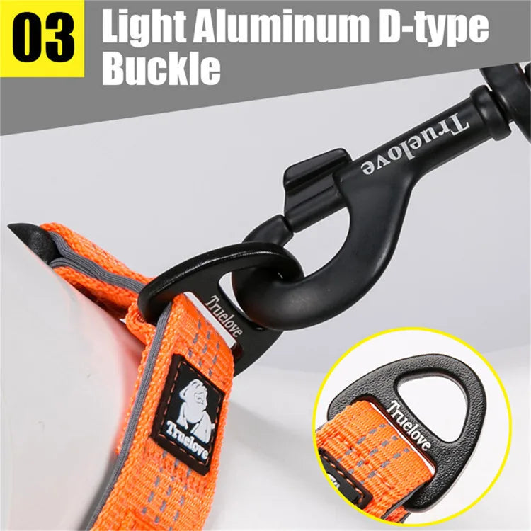 Reflective Collar – Adjustable Padded Soft Nylon Comfy Neck Summer Wear