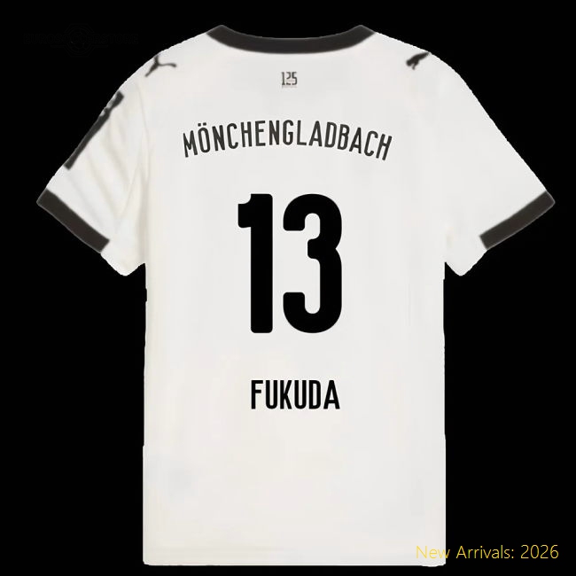 Hypoallergenic Kids Football Team Fukuda Jersey 2025-2026 Easy-care