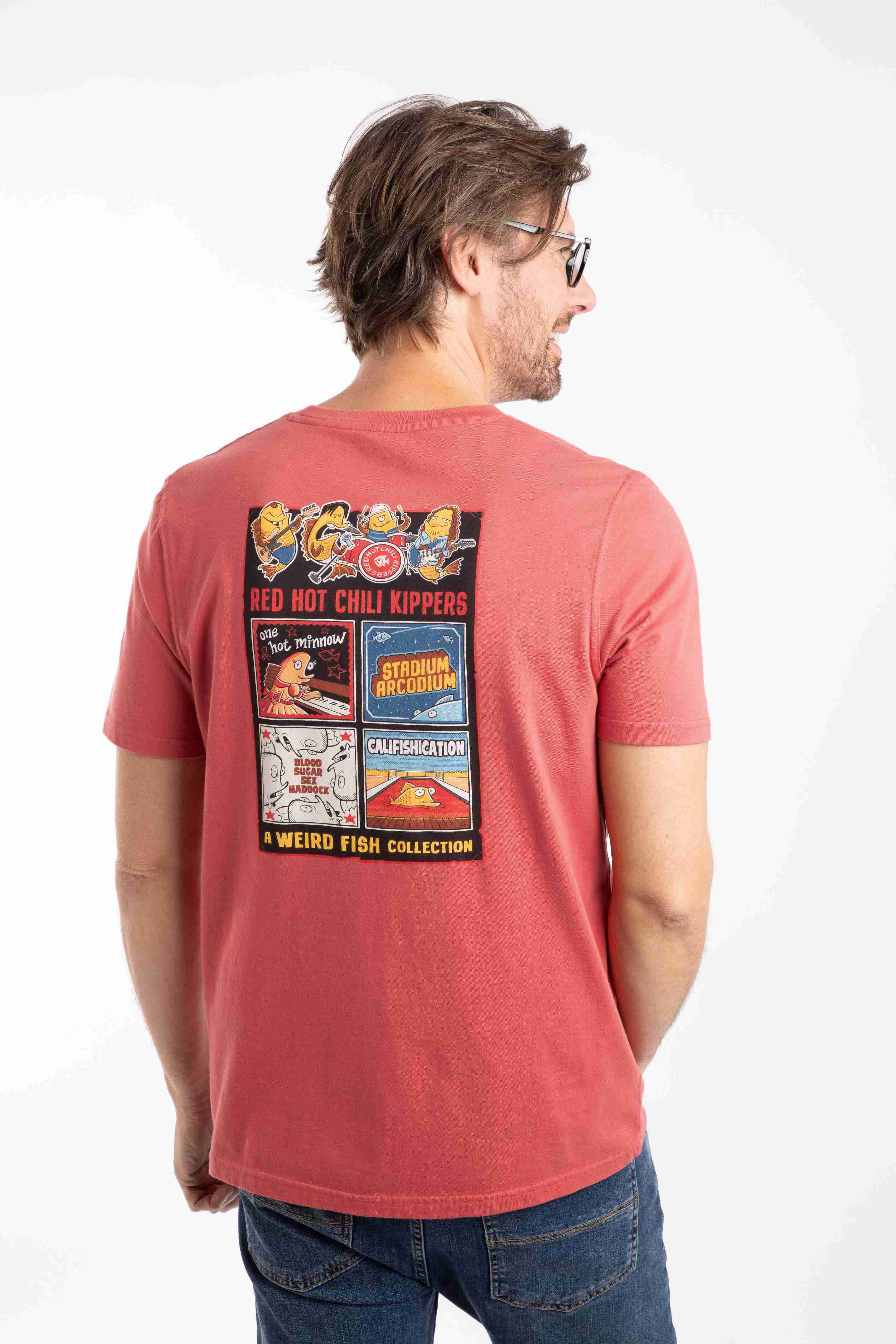 Chili Kippers Back Print Artist T-Shirt Nantucket
