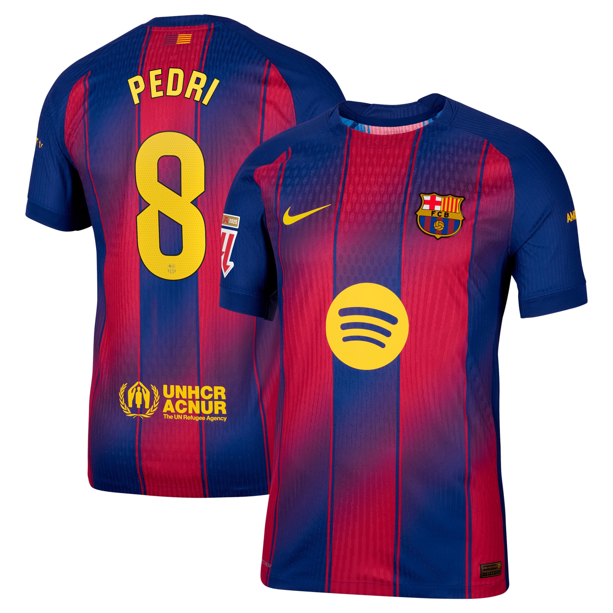 Barca Men's 2025 Premium Quality Authentic Jersey - Player Jersey