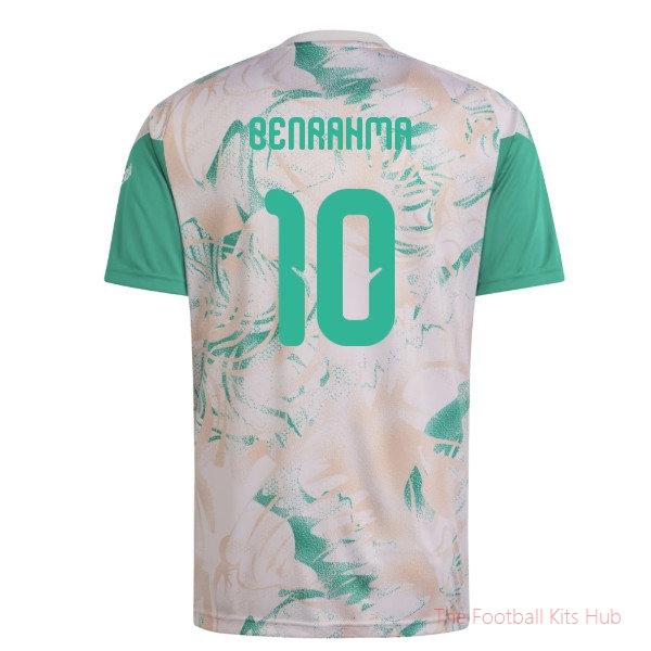 Algeria Pre-Match Shirt 2026-2027 Benrahma #10 Soccer Kit