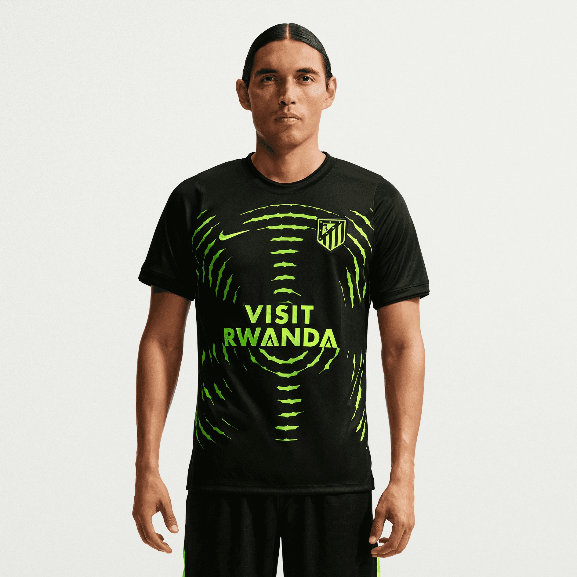 [SJH] Atletico de Madrid 2026/27 Away Pre-Match Jersey Top - Black