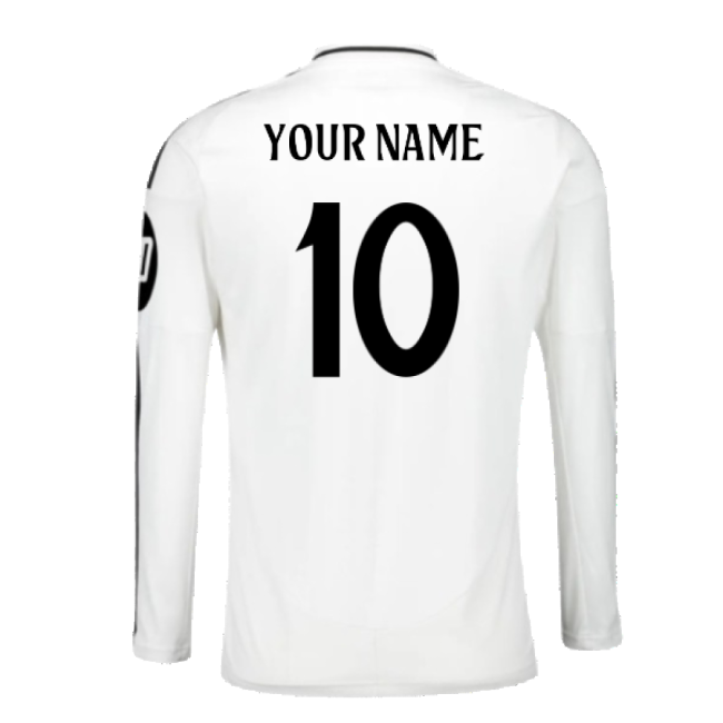2024-2025 Real Madrid Home (Your Name) Premium Moisture Wicking