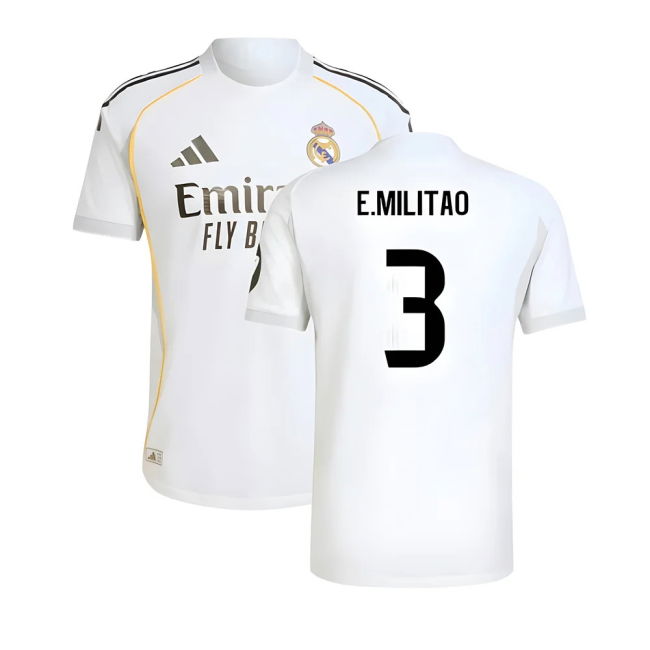 Real Madrid Authentic Home Shirt 2025-2026 edition (Unisex