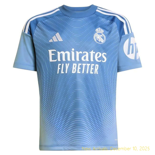 2025-2026 Real Madrid RM Professional Home Goalkeeper Shirt (Blue) -