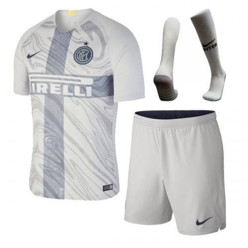 2018-19 INTER MILAN THIRD AWAY SOCCER JERSEY WHOLE KIT SHIRT SHORTS