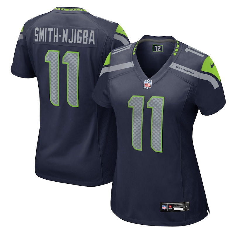 None Jaxon Smith-Njigba Record-Breaker SEA Seahawks Affordable Jersey