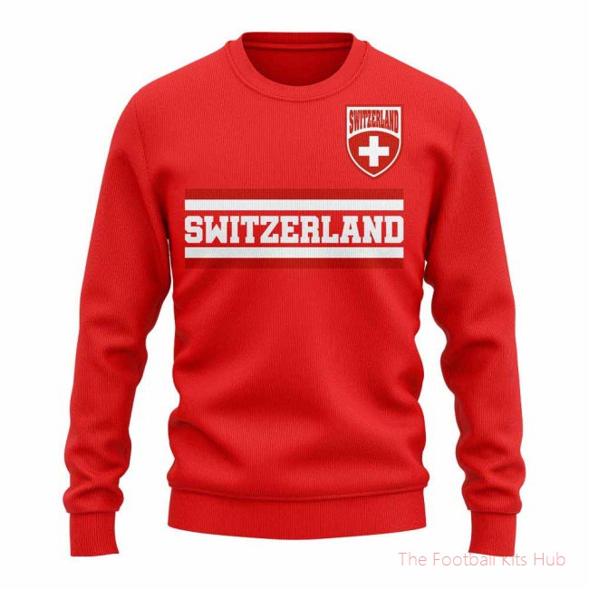 Men Switzerland Core Country Sweatshirt (Red)