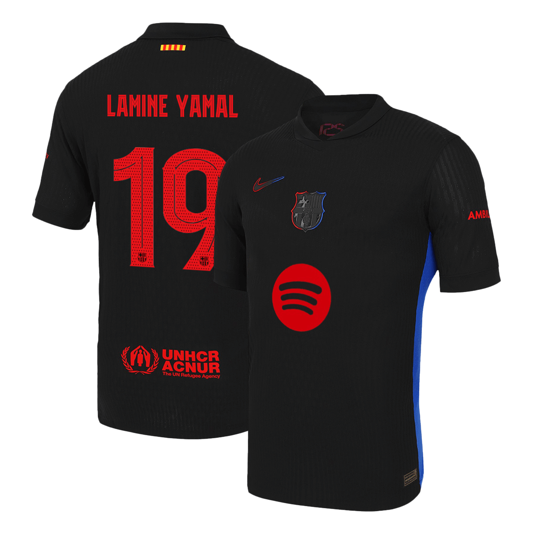 Player Version LAMINE YAMAL #19 Barcelona Away Soccer Jersey 2024/25k