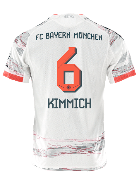 FC Bayern Munich Patch 2025-2026 Bun Away Jersey – Authentic Shirt