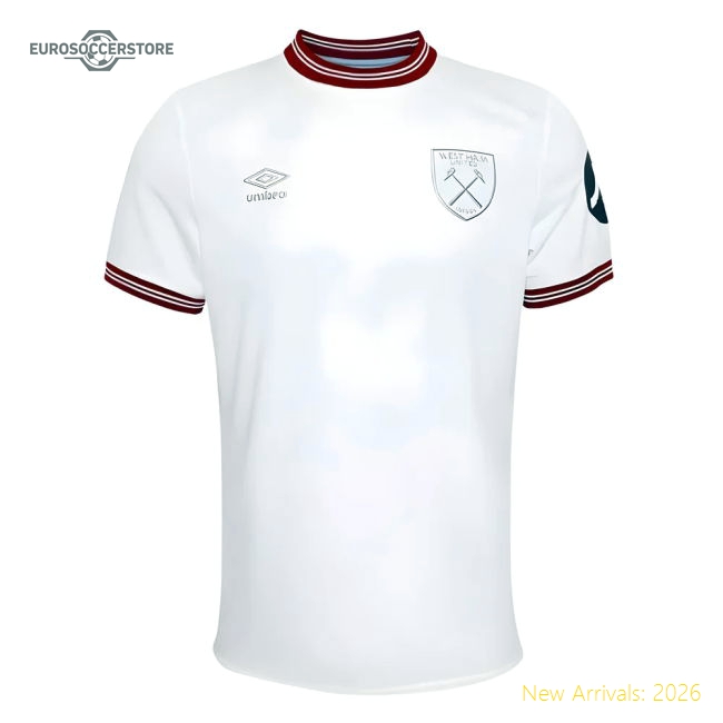 Soft West Ham Kids Jersey 2023-2024 Machine-washable Aeroready
