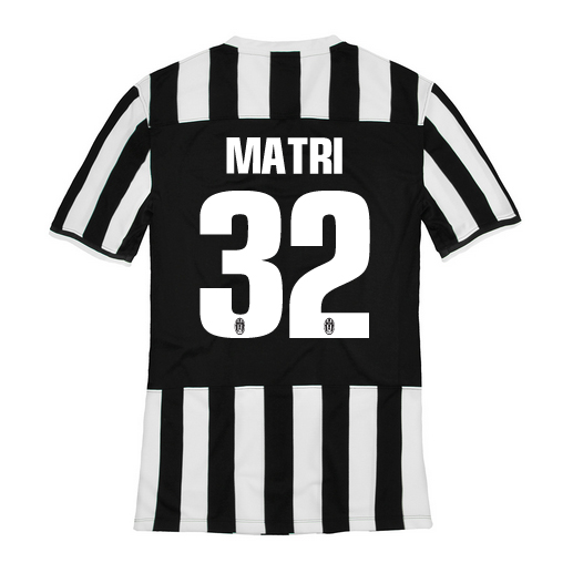 13-14 Juventus 32 Matri Home Jersey Shirt - Official Replica 1567