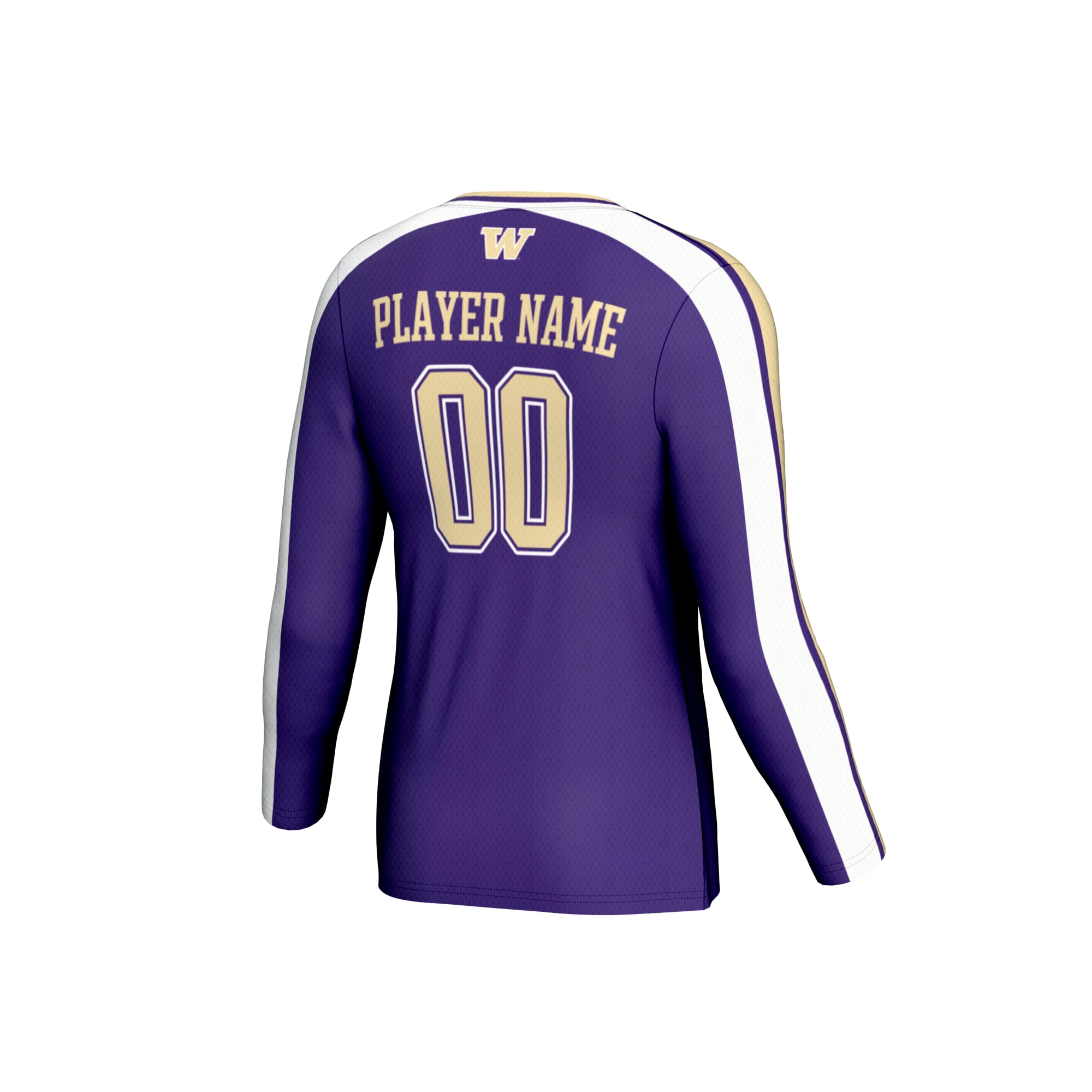 Washington Huskies GameDay Greats Unisex NIL Pick-A-Player Collegiate Women's Volleyball Lightweight Fashion Jersey - Purple