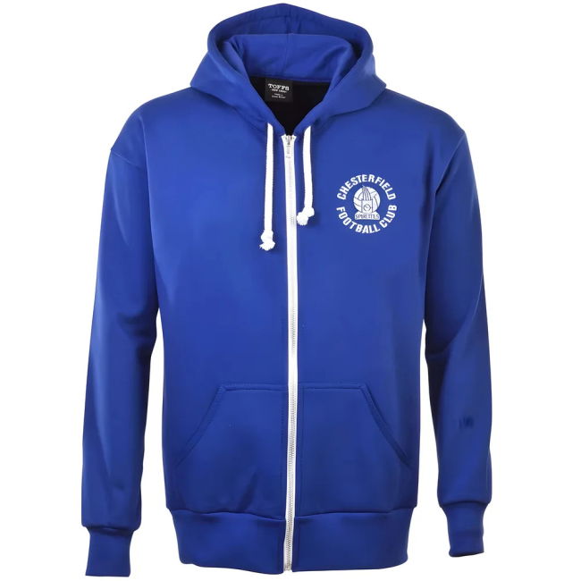 Chesterfield FC Zipped Hoodie - Royal | Modern Fit | Classic Style