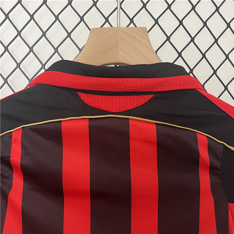 Kids AC Milan 0607 Home Soccer Suit Football Kit ShirtShorts -