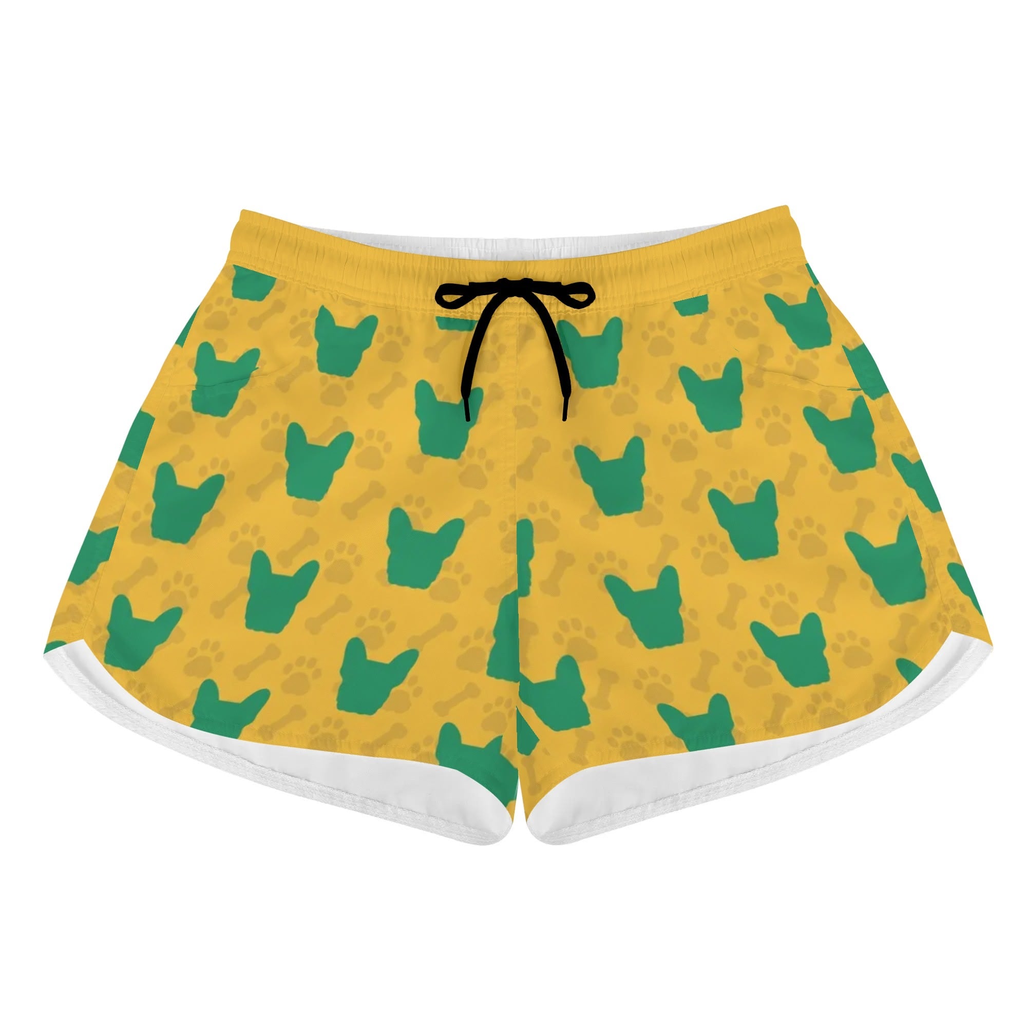 Street-Ready Everyday Toby - Womens Beach Shorts for Pet Enthusiasts