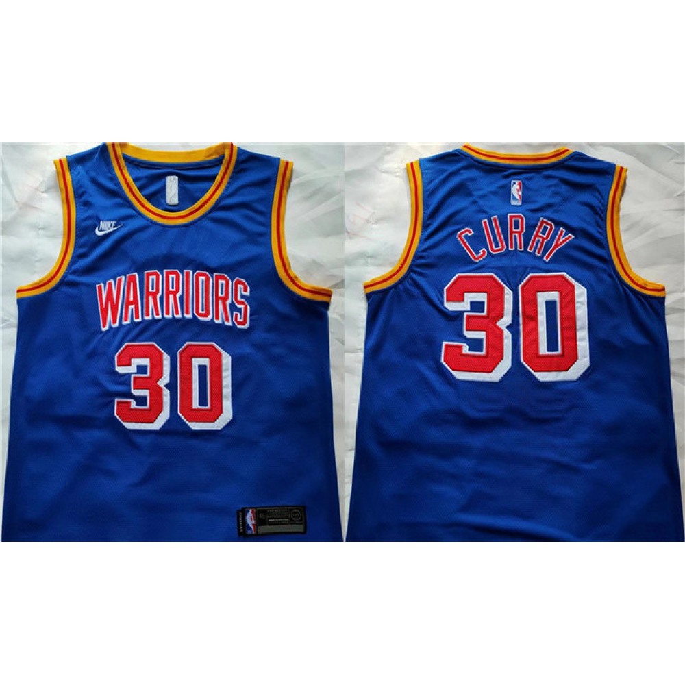 Durable Golden State Warriors Stephen Curry30 Blue Jersey - - Basketball Fan Gear