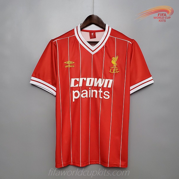 81-84 season Liverpool Home Game Soccer Uniform