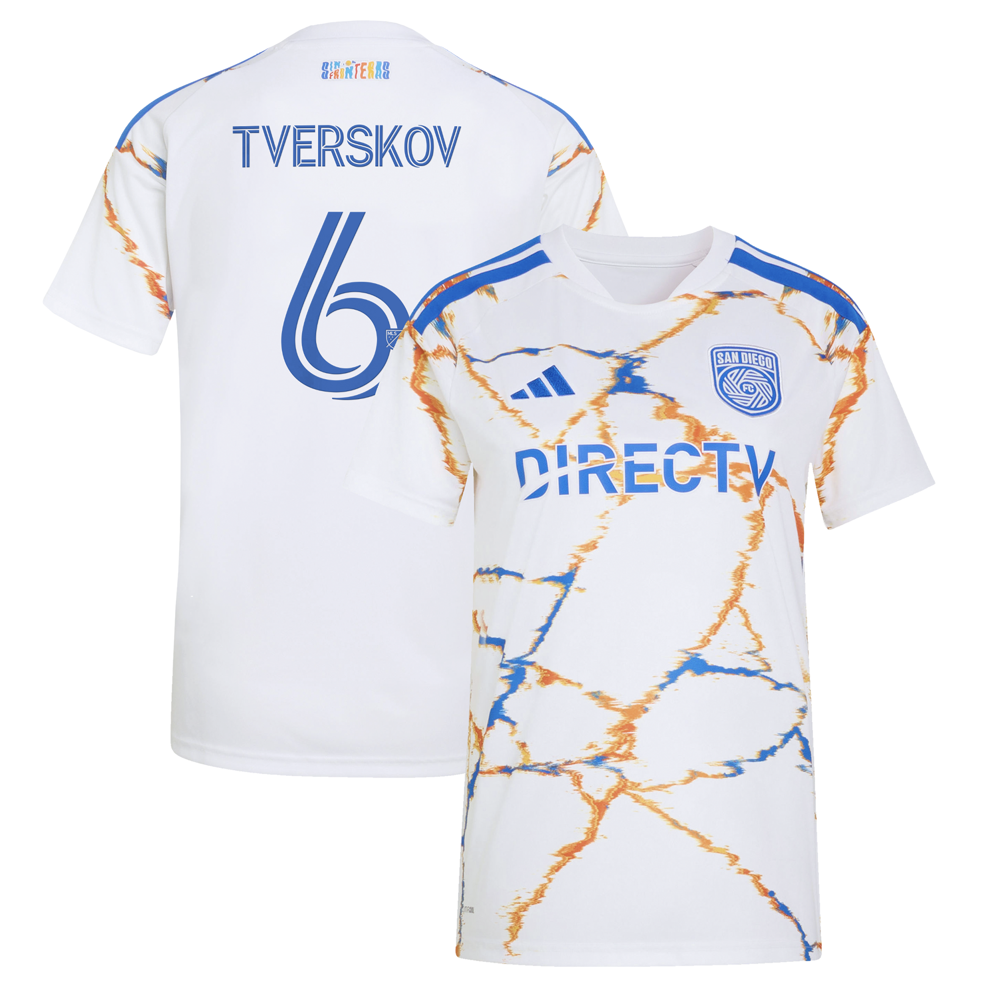 [SJH] Jeppe Tverskov San Diego FC Women's 2026 Celebration of Unprecedented Unity Kit Replica Jersey - White
