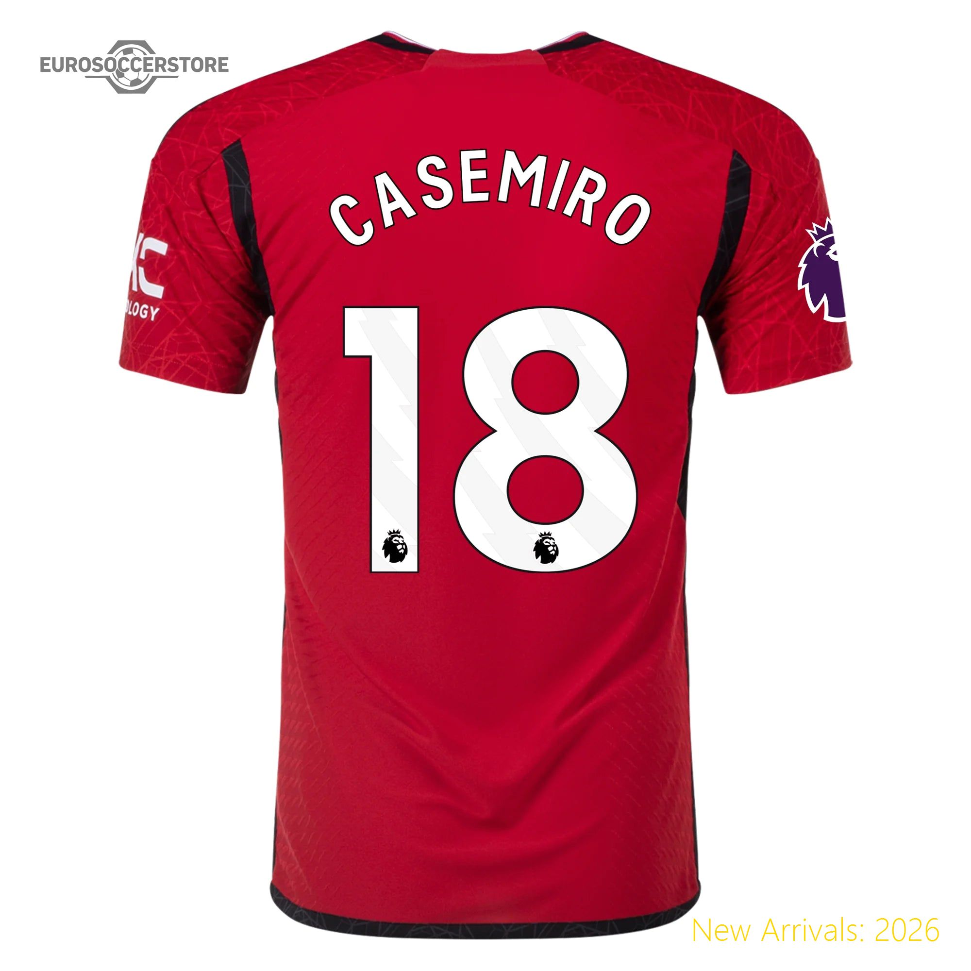 Stylish Men High-quality Mun Attacking Threat Home Jersey 2023