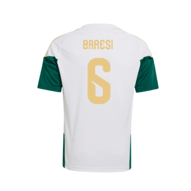 2026-2027 Italy Training Jersey (White) - Kids (Baresi 6)