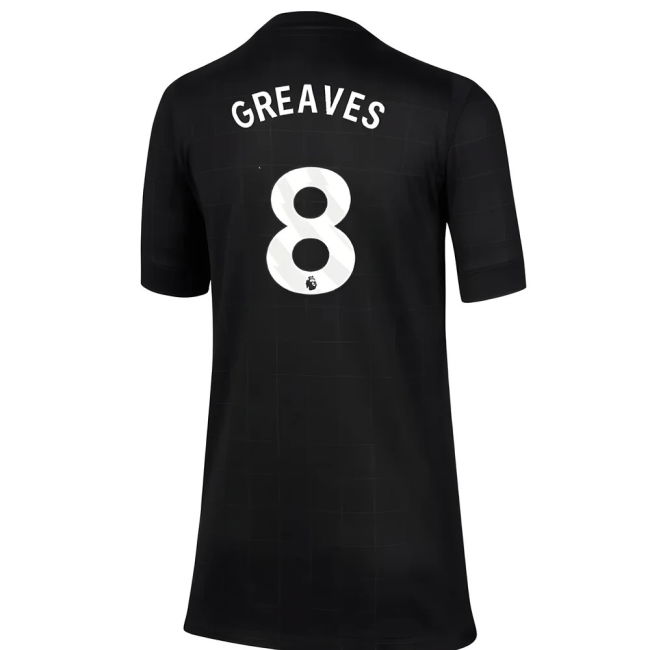 Tottenham 2025-20 Away Football Kit Greaves Name & Number M S Kids