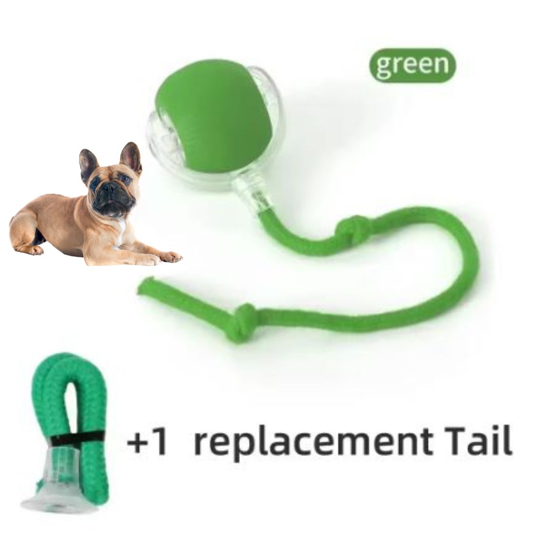 Vet-Approved Interactive Pet Ball - Frenchie Teaser Automatic Rolling...
