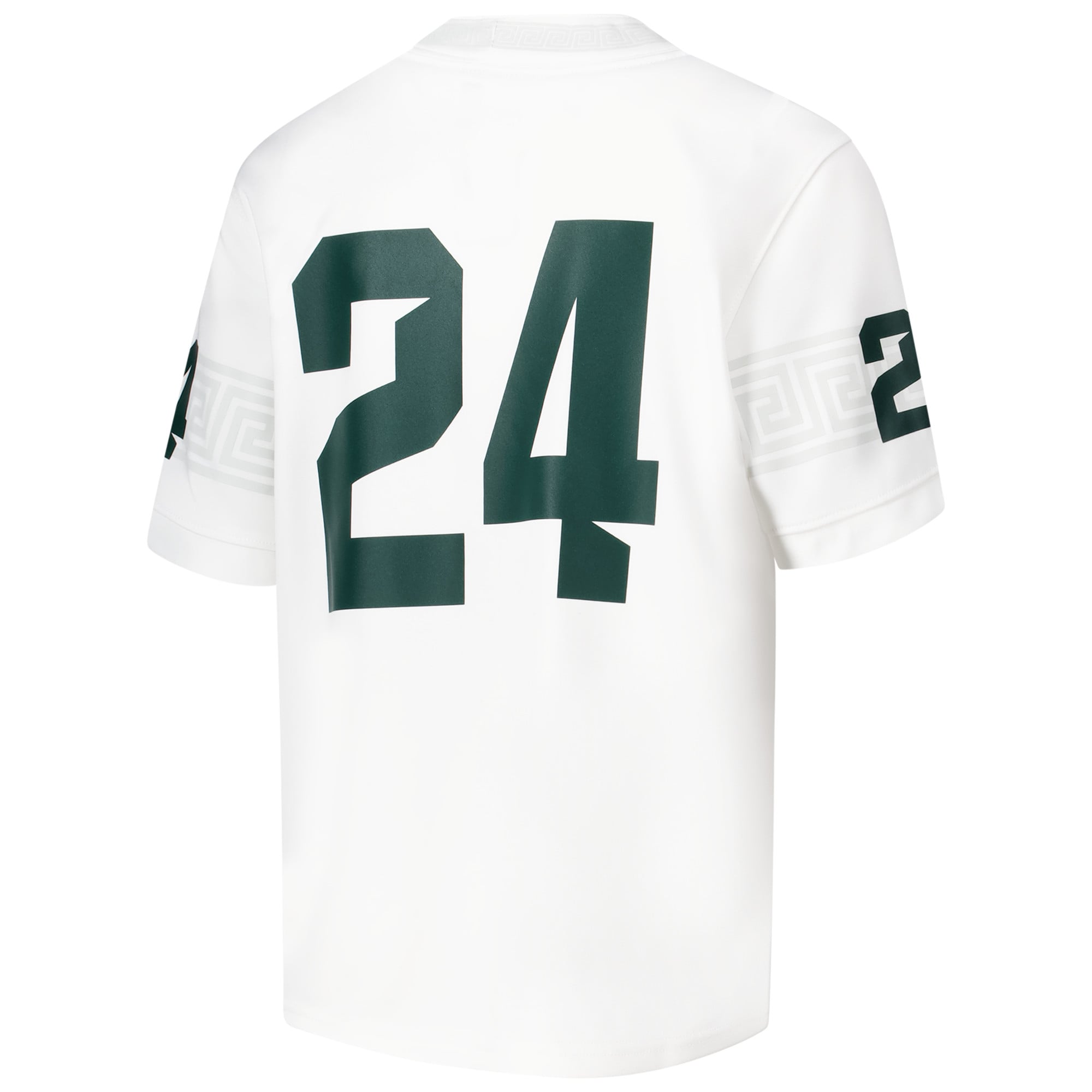 Youth #24 White Michigan State Spartans Football Jersey