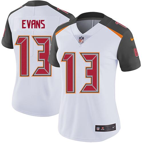 Official NFL Tampa Bay Buccaneers #13 Mike Evans White Limited Jersey