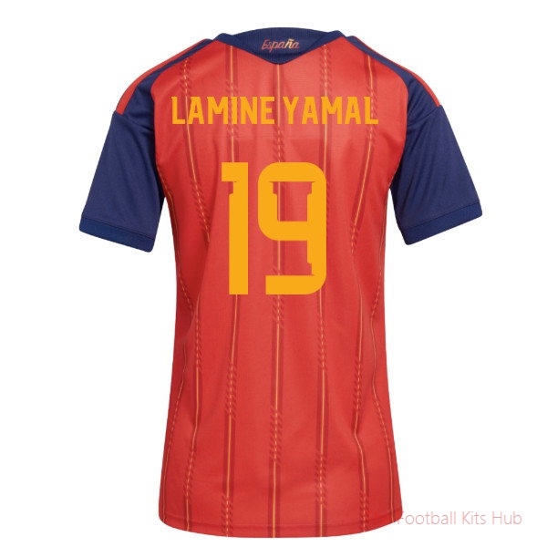 2026-2027 Spain Home Shirt (Womens) (Lamine Yamal 19)
