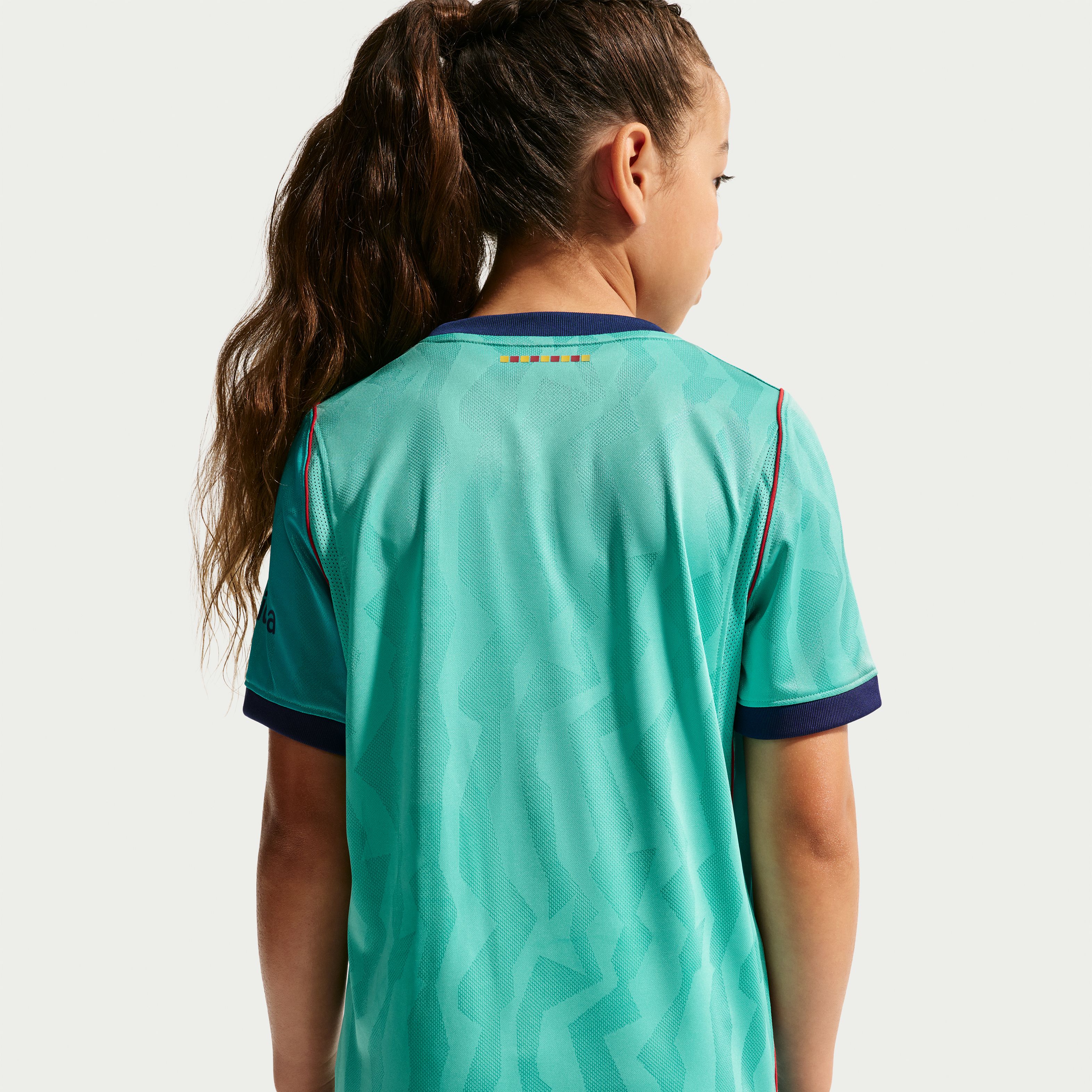 [SJH] Barcelona Youth 2026/27 Third Stadium Replica Jersey - Turquoise