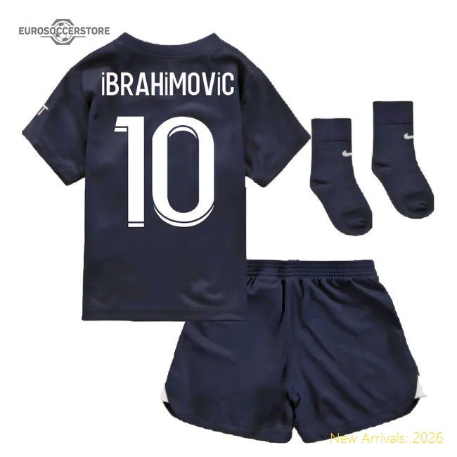 Supporter 2022-2023 Psg Infants Home Kit (Ibrahimovic 10)