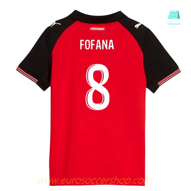 2025-2026 Stade Rennais Home Shirt (Kids) (Fofana 8)