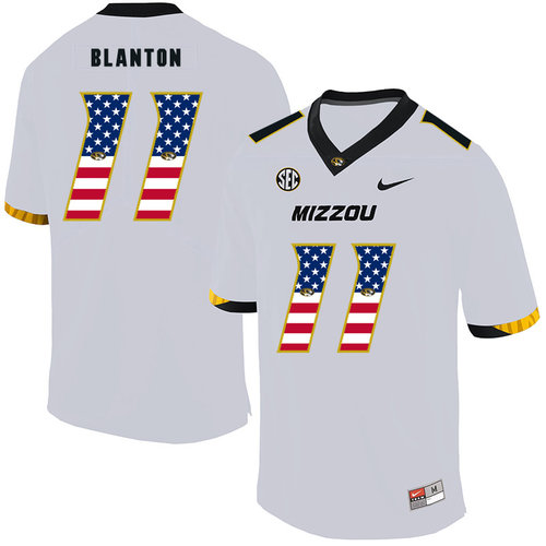Men's None White 2024 official licensed Kendall Blanton #11 match